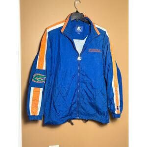 Vintage Starter University of Florida Gators Windbreaker Full Zip Nylon Size XL
